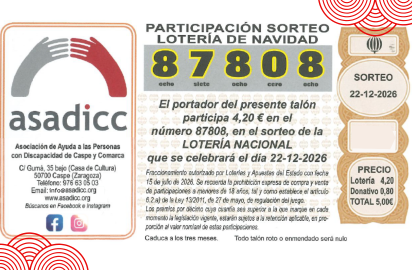 Lotería de Navidad ya disponible