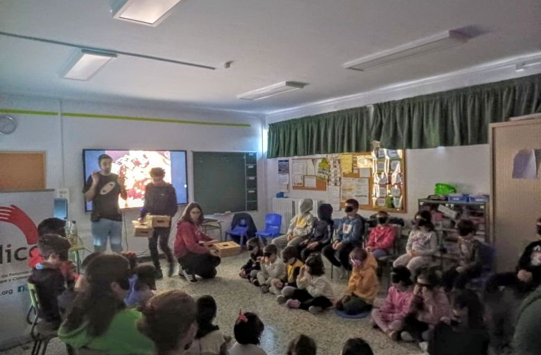 Actividad «Cielo Accesible» en La Almolda