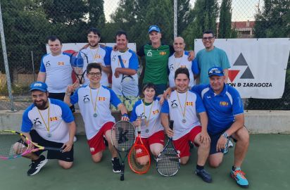 El Club de Tenis Caspe finaliza el tenis inclusivo curso 24/25