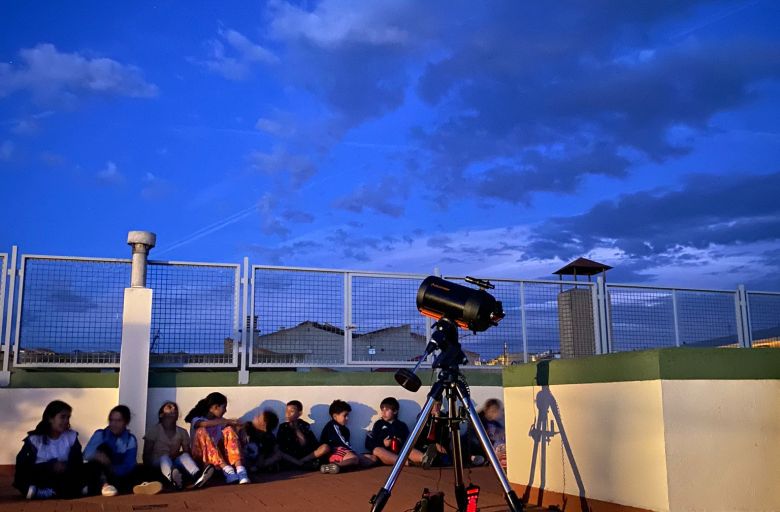 ASADICC lleva su actividad de Cielo Accesible al Colegio Santa Ana